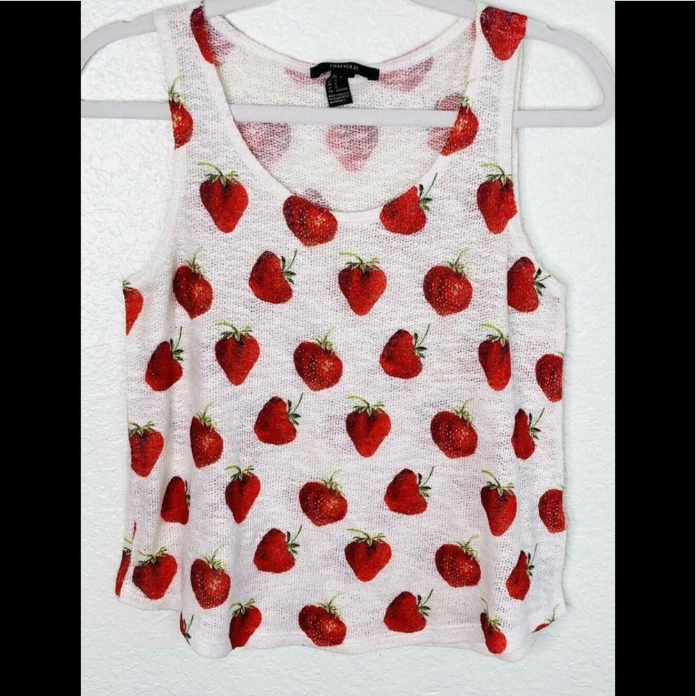 Beautiful Strawberry Tank Top